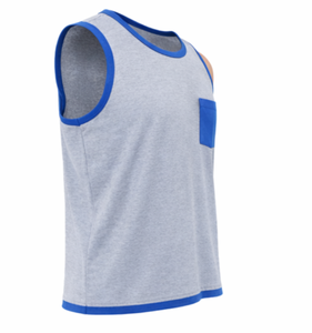 Débardeurs et maillots de corps pour hommes, style décontracté urbain, 100% coton respirant, design uni, pour le sport, la gym et les loisirs - Product Image 4