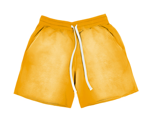 Hot Selling Mens Cotton Acid Wash Jogger Shorts Raw Hem French <b>Terry</b> Sweat Shorts Vintage Streetwear OEM ODM <b>Bulk</b> 100% Cotton - Product Image 4