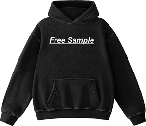 Sweat à capuche OEM vierge personnalisé 2026 surdimensionné délavé à l'acide, fabricant de sweats à capuche 100 % coton de haute qualité, effet vintage, 420g - Product Image 1