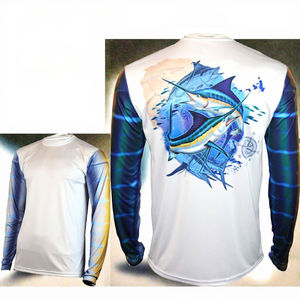 Camisas de Pesca para Hombre con Protección Solar UPF 50 de Calidad Superior, Manga Personalizada, Secado Rápido, Transpirables, Servicio OEM, Ligeras y Cómodas, MOQ Bajo - Product Image 2