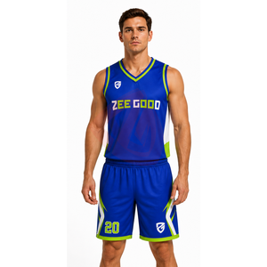 Ensemble de maillots d'équipe personnalisés en gros, maillots de basket-ball de haute qualité avec logo et nom imprimés, pour hommes et jeunes - Product Image 2