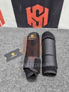 Botas de neopreno para caballos, protección de patas, botas de tendón para equinos, equipo veterinario ecuestre suave para montar. - Product Image 3