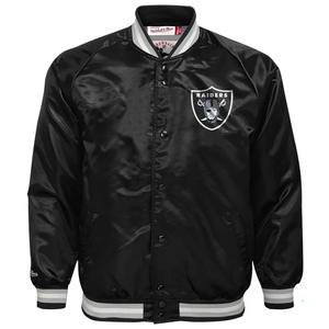 Veste universitaire Raider Golf Wang noire et blanche avec col montant, logo frontal, écologique, coupe-vent, style urbain - Product Image 4