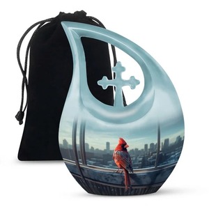 โกศสำหรับงานศพของมนุษย์รูปเขากวางฉีกใส่เถ้ากระดูก - Product Image 4
