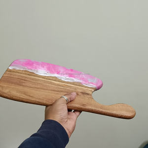 Tabla de Cortar de Madera Premium Ecológica, Apta para Lavavajillas, 2.0 cm de Grosor, con Asa, Tabla de Cortar Natural para Servir, Decoración de Cocina y Comedor - Product Image 1