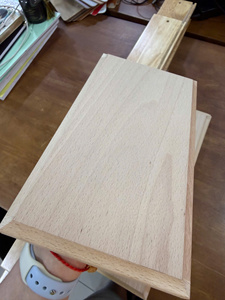 Solid Wood Rectangle Drawer Front Panel Veneer Face Particleboard Core Furniture Application - Product Image 4