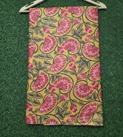 Tela de Punto de Algodón Floral, Estampado de Flores Amarillas, Azules y Rojas, Suave y Ligera, 43 Pulgadas de Ancho, Transpirable, Ecológica, de Alta Calidad