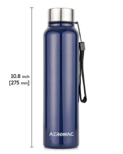 สายคล้องขวดน้ำสแตนเลสแบบกำหนดเอง สีน้ำเงินเข้ม สำหรับกิจกรรมกลางแจ้ง - Product Image 4