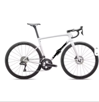 Meilleure Offre TARRMAC SL8 EXPERT-Ultegra Di2-12 vitesses Frein à disque Vélo de route en carbone Cadre en acier -2025 Blanc brillant/Noir métallisé