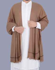 Men Winter <b>Wool</b> Shawl Soft Warm Breathable Traditional Solid Color Office Formal <b>Wrap</b> - Product Image 4