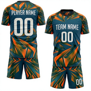 ชุดเสื้อและกางเกงฟุตบอลทีมแบบกำหนดเองปี 2026 พิมพ์ชื่อและหมายเลขด้านหน้า ซับเหงื่อ แห้งเร็ว เอวยางยืด ระบายอากาศได้ดี เหมาะสำหรับฤดูร้อน - Product Image 4