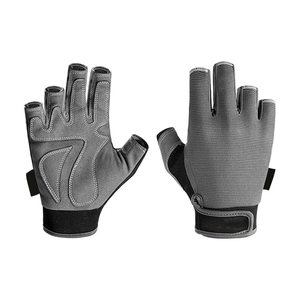 Gants de pêche sans doigts en cuir PU respirants et anti-UV légers pour hommes et femmes - pour la pêche sportive, le kayak et la voile - Product Image 1