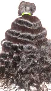 Extensions de cheveux naturels bouclés vierges indiens Remy à double trame - Product Image 4