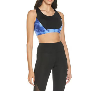 Soutien-gorge de sport sans couture pour femme, grande taille, imprimé animal léopard, maintien élevé, respirant, pour la gym, le fitness, l'entraînement, vêtements de sport - Product Image 1