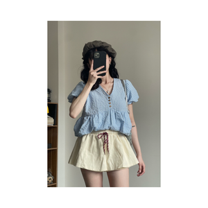 Falda Casual para Mujer, Estilo A-Line, con Botones, Fluida, de Color Sólido, Cierre con Botones, Verano, Muestra Gratis, Secado Rápido - Product Image 5