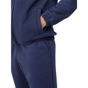 Nouvelle arrivée 2025 survêtement personnalisé poche avant hommes Jogging sport hommes 2 pièces ensemble en gros fermeture éclair survêtement - Product Image 5