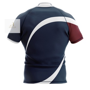เสื้อรักบี้พิมพ์ลายแบบ Sublimation รุ่นใหม่ล่าสุด ปี 2025 สินค้าขายดี เสื้อรักบี้สำหรับผู้ชาย รับผลิตแบบ OEM ODM - Product Image 2