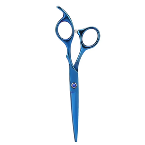 High Performance Hair Cutting Scissors Titanium Coated 5.5 6 Inch Laser <b>Engraved</b> Salon Barber Shears Razor Edge Barber <b>Tool</b> - Product Image 3