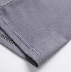 T-shirt classique unisexe à manches courtes, coupe ajustée, couleur unie, broderie personnalisée avec logo, prix d'usine CN Bangladesh, OEM - Product Image 5