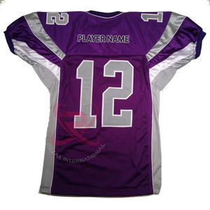 Camisetas de Fútbol Americano Personalizadas al por Mayor para Hombre, Ropa Deportiva de Poliéster de Alta Calidad, Corta, Transpirable, con Protección Solar UPF 50 y Absorción de Humedad - Product Image 4