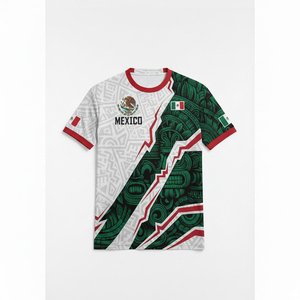Maillot de football respirant à manches courtes personnalisable avec impression par transfert thermique, tissu 100% polyester - Product Image 5