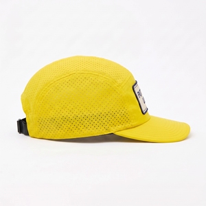 Gorra Deportiva INJAE Amarillo Brillante, 5 Paneles, Transpirable, Impermeable, de Nailon, con Logotipo Bordado Personalizado, Unisex, para Actividades al Aire Libre - Product Image 4