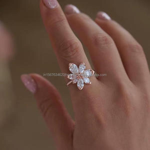 Anillo de Diamante Cultivado en Laboratorio Arin CVD con Certificado IGI, 2.52ct, F VVS-VS, Corte Brillante, Oro Amarillo de 14k, Joyería de Moda y Anillos de Boda para Mujer - Product Image 2