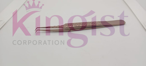 Ensemble de pinces à épiler professionnelles pour extensions de cils, antidérapantes, prise parfaite, pointes lisses, en acier inoxydable, anti-magnétiques - Product Image 5