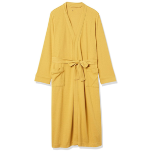 Korean Style Luxury High Quality 100% Cotton Hooded Unisex Sleepwear Customized Size <b>Bath</b> Robes Drawstring Closure Quick Dry - Product Image 6