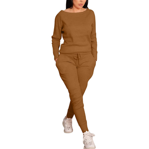 <b>Women's</b> Custom Logo Plus Size Solid Eco-Friendly Polyester Tracksuits Sets for Summer Exercise <b>Warm</b>-Up Training - Product Image 2