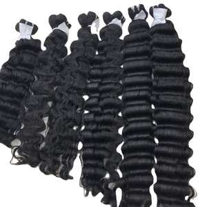 Gran venta de pelucas de cierre Frontal de onda profunda suelta de trama doble rizo italiano extensiones de cabello humano crudo negro Natural DHL UPS FEDEX - Product Image 1