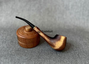 Pipa de Tabaco de Madera Natural Ecológica Moderna Hecha a Mano de Primera Calidad por Tradebyd - Product Image 4