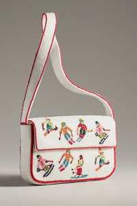 Colorful Seed Beads Embroidered <b>Handbag</b> With Custom Pattern And Size Option <b>Beaded</b> Embroidery <b>Handbag</b> - Product Image 2