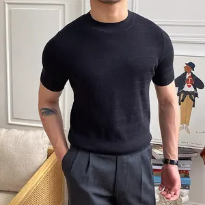 เสื้อยืดผู้ชายดีไซน์ใหม่ล่าสุด ดีไซน์สวยที่สุด สไตล์ใหม่ล่าสุด เสื้อยืดแขนสั้นลำลองสำหรับผู้ชาย - Product Image 2