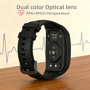 Bracelet intelligent pour <span class=keywords><strong>seniors</strong></span> avec longue autonomie, positionnement instantané, appels vocaux, haut-parleur puissant, charge magnétique, système d'exploitation RTOS - Product Image 5