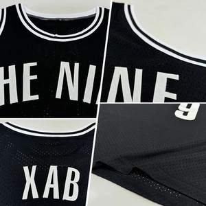 Maillot de basketball personnalisé à prix de gros avec nom et numéro, respirant, sans manches, avec design brodé pour l'entraînement intensif - Product Image 5