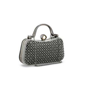 Pochette de mariée noire pour femme P24263 - Product Image 2