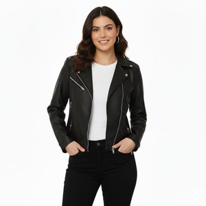 New design hot selling <b>Leather</b> Jacket for Women in top quality quick dry comfortable best stylish Women's Jackets - Product Image 3