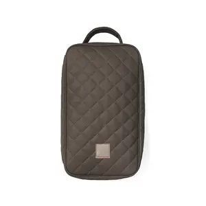 Custom Premium Football Soccer Golf Leather Shoe Bag Storage Travel Boot Shoe Bag Sports Sneaker Carrier Zipper Shoe Bag