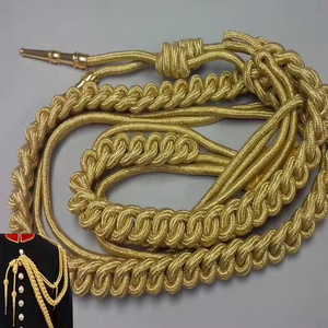 Aiguillette Táctica de Alta Calidad Personalizada, Cordón de Hombro de Uniforme de Calidad Superior para Accesorios de Uniforme Táctico - Product Image 3