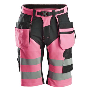 Pantalones Cortos de Seguridad Ligeros de Algodón para Hombre con Característica Ignífuga, Servicio OEM, Ropa de Trabajo Teñida Lisa en Stock - Product Image 4