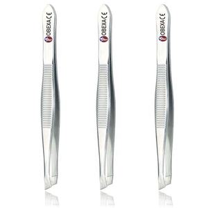Pinzas de Punta inclinada de acero inoxidable Cuidado personal Cabello y cejas - Product Image 3