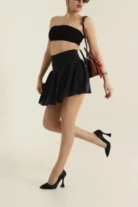 Falda de Cintura Alta para Mujer 2026, Diseño Moderno, Estampado con Motivos Solares, Colores Sólidos para Otoño, Falda de Cintura Alta de Alta Calidad a Precio Económico - Product Image 6