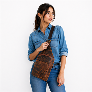 Offre Spéciale Unisexe Élégant En Cuir Véritable Voyage Sac À Main Vintage Mode Multi-Usage Sac D'argent avec Fermeture À Glissière Unisexe Sac À Bandoulière - Product Image 3