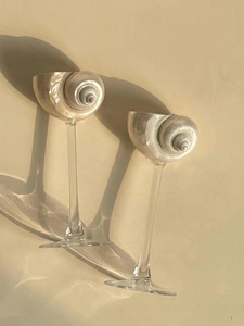 2026 Best Price Seashell Wine Glasses Seahell Wine Glass Seashell Glasses Seashell Glass Kitchen <b>Accessories</b> <b>Drinkware</b> Shell Sup - Product Image 5