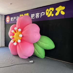 Grande sculpture florale gonflable géante, ballon en forme de fleur de <span class=keywords><strong>dessin</strong></span> <span class=keywords><strong>animé</strong></span>, <span class=keywords><strong>Alice</strong></span> <span class=keywords><strong>au</strong></span> <span class=keywords><strong>pays</strong></span> <span class=keywords><strong>des</strong></span> <span class=keywords><strong>merveilles</strong></span>, décoration avec lumières LED, imperméable et durable - Product Image 3