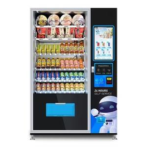 Máquina expendedora automática de gran capacidad para snacks, bebidas y alimentos, disponible en stock, venta al por mayor, gran demanda, 24 horas. - Product Image 6