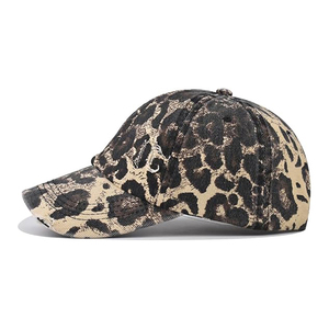 Gorra de béisbol de algodón lavado con estampado de lazos, al por mayor, con borde deshilachado, unisex, estilo Dad Hat, tela de satén personalizada, transpirable/impregnable, con encaje. - Product Image 4