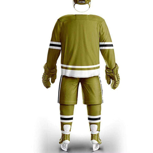 Uniforme de hockey sur glace personnalisé confortable 100% polyester en stock disponible en tailles personnalisées Nouveauté Uniforme de hockey sur glace très vendu - Product Image 4