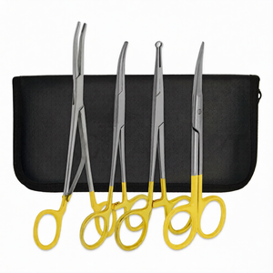 Juego de 4 Pinzas para Vasectomía, Instrumento Quirúrgico, Kit de Esterilización Masculina sin Suturas, Reutilizable, de Acero Inoxidable, con Estuche - Product Image 3